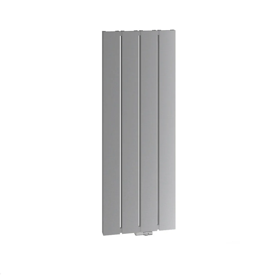 Kermi Design-Heizkörper „Beams®“ 49 × 180 cm in glanzsilber Metallic