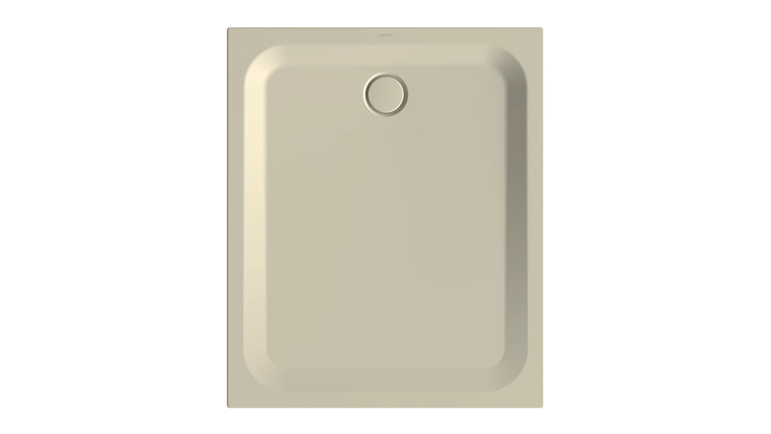 Bette rechteck Duschwanne „BetteUltra“ 1200 × 1000 mm ohne Oberflächenbeschichtung, mit BetteGlasur Plus, ohne Wannenträger, in Beige