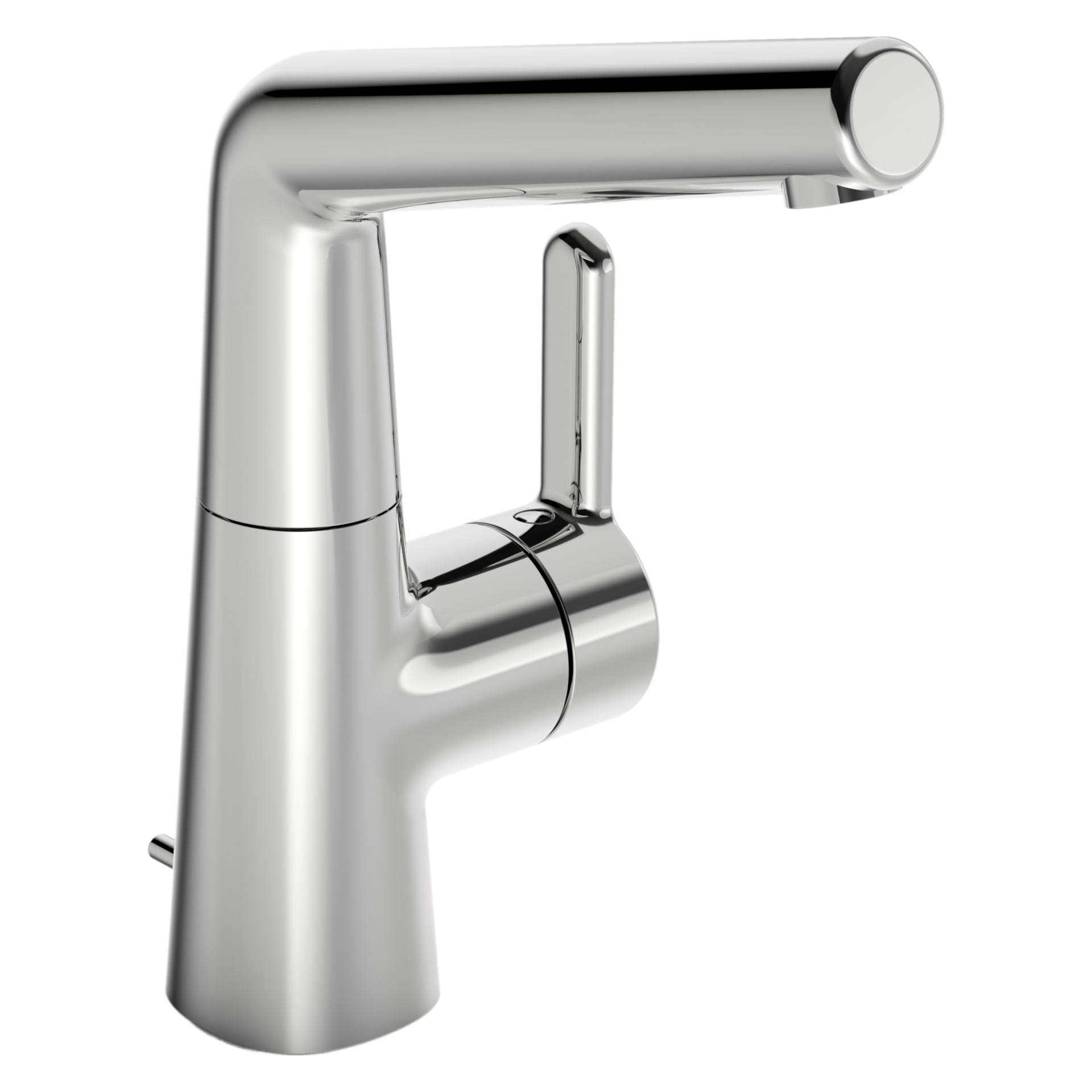 HA Einhebelmischer Waschtischbatterie HANSADESIGNO Style 5103 Zugstangenablaufgarnitur Ausladung 151 mm DN15 Chrom