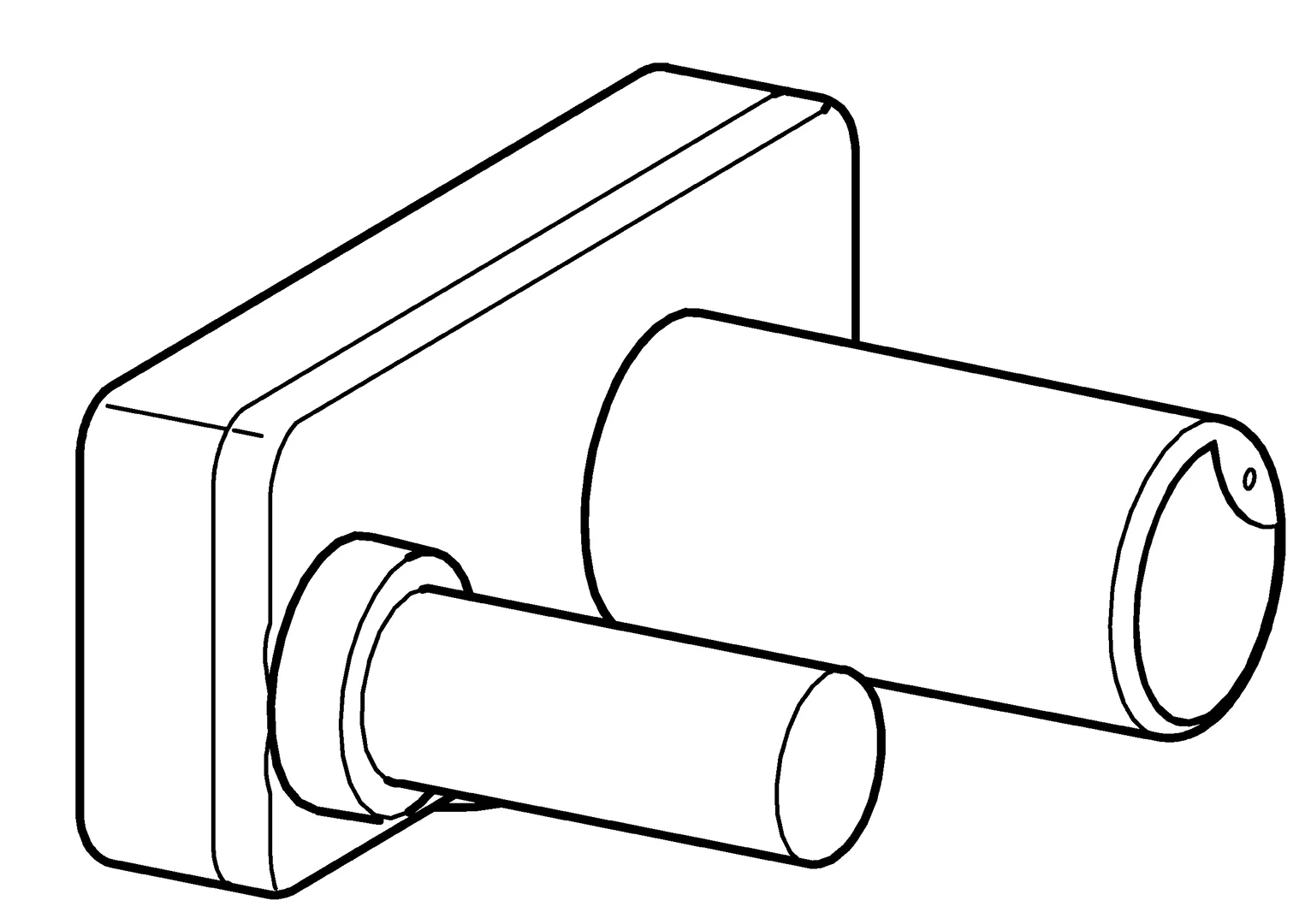 HansaVARIO Waschtischarmatur UP-Rohbauset Wandarmaturen HansaVARIO 5786 DN15 3.5 Steuerpatrone