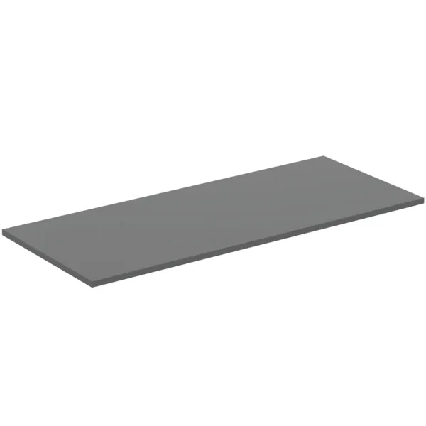 Waschtischplatte i.life B ohne Ausschnitt 1204x506x18mm Weiß matt