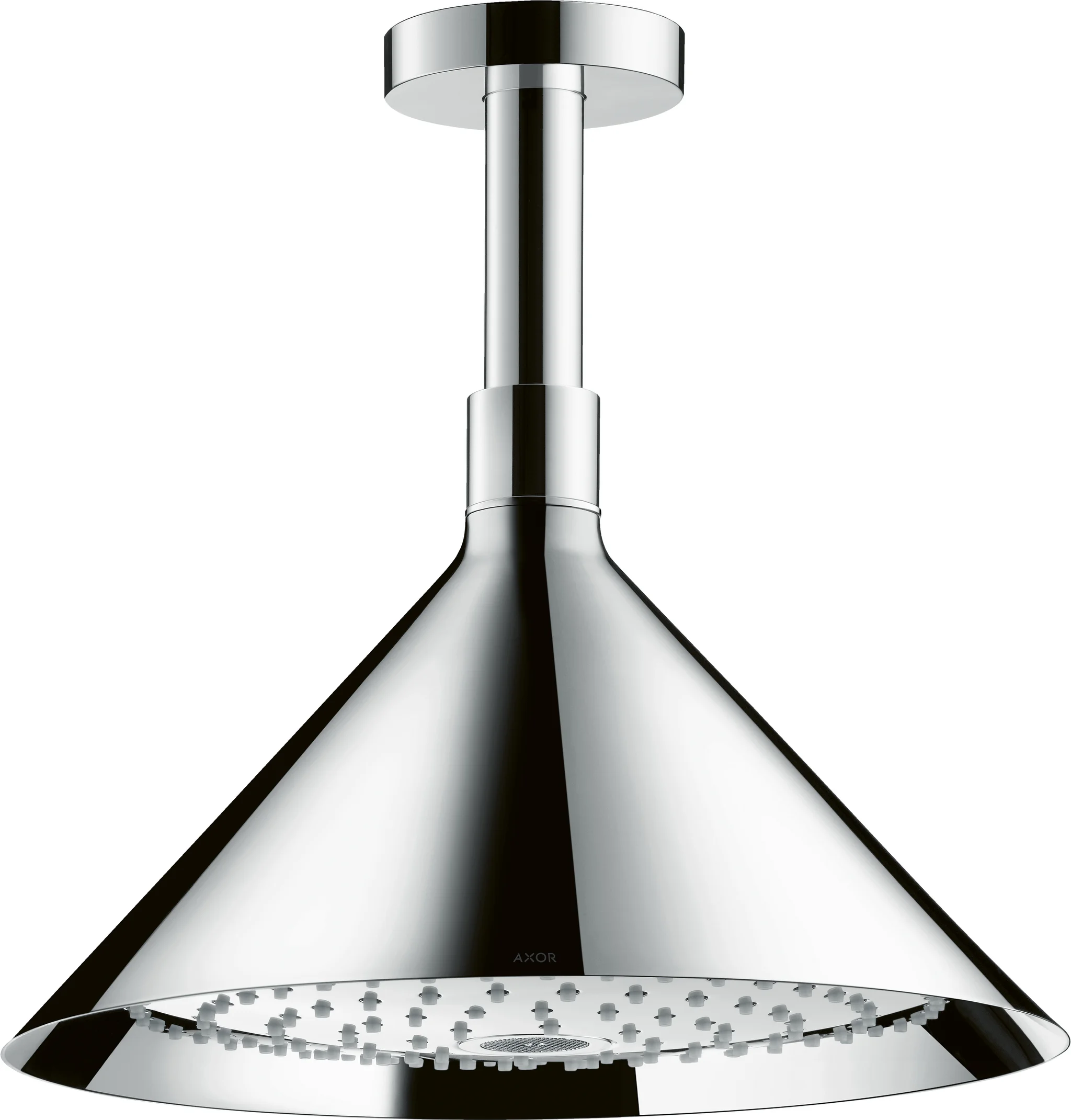 Hansgrohe AXOR Showers/front Kopfbrause 2jet mit Deckenanschluss, Chrom, 279 mm Brausekopfgröße, Rain/RainAir Strahl, 17 l/min Durchflussmenge, verstellbarer Winkel, abnehmbare Strahlscheibe, DN15 Anschluss Hansgrohe AXOR Showers/front Kopfbrause 2jet mit Deckenanschluss, Chrom, 279 mm Brausekopfgröße, Rain/RainAir Strahl, 17 l/min Durchflussmenge, verstellbarer Winkel, abnehmbare Strahlscheibe, DN15 Anschluss