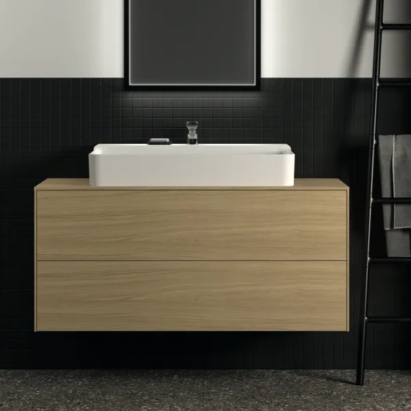 Ideal Standard Waschtischunterschrank „Conca“ 120,2 × 55 × 50,5 cm Eiche hell Furnier