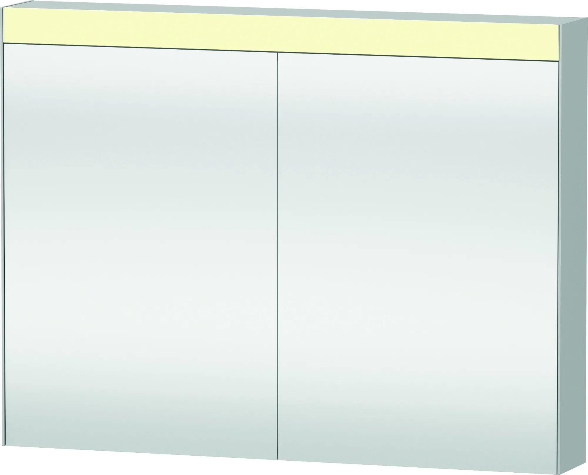 Duravit Waschtischunterschrank Möbelwaschtisch mit Waschtischunterbau und Spiegelschrank „XBase“ 103 × 200 × 49 cm in Graphit Matt