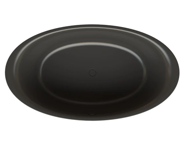Bette Badewanne „BetteEve Oval“ oval 180 × 100 cm in Anthracite