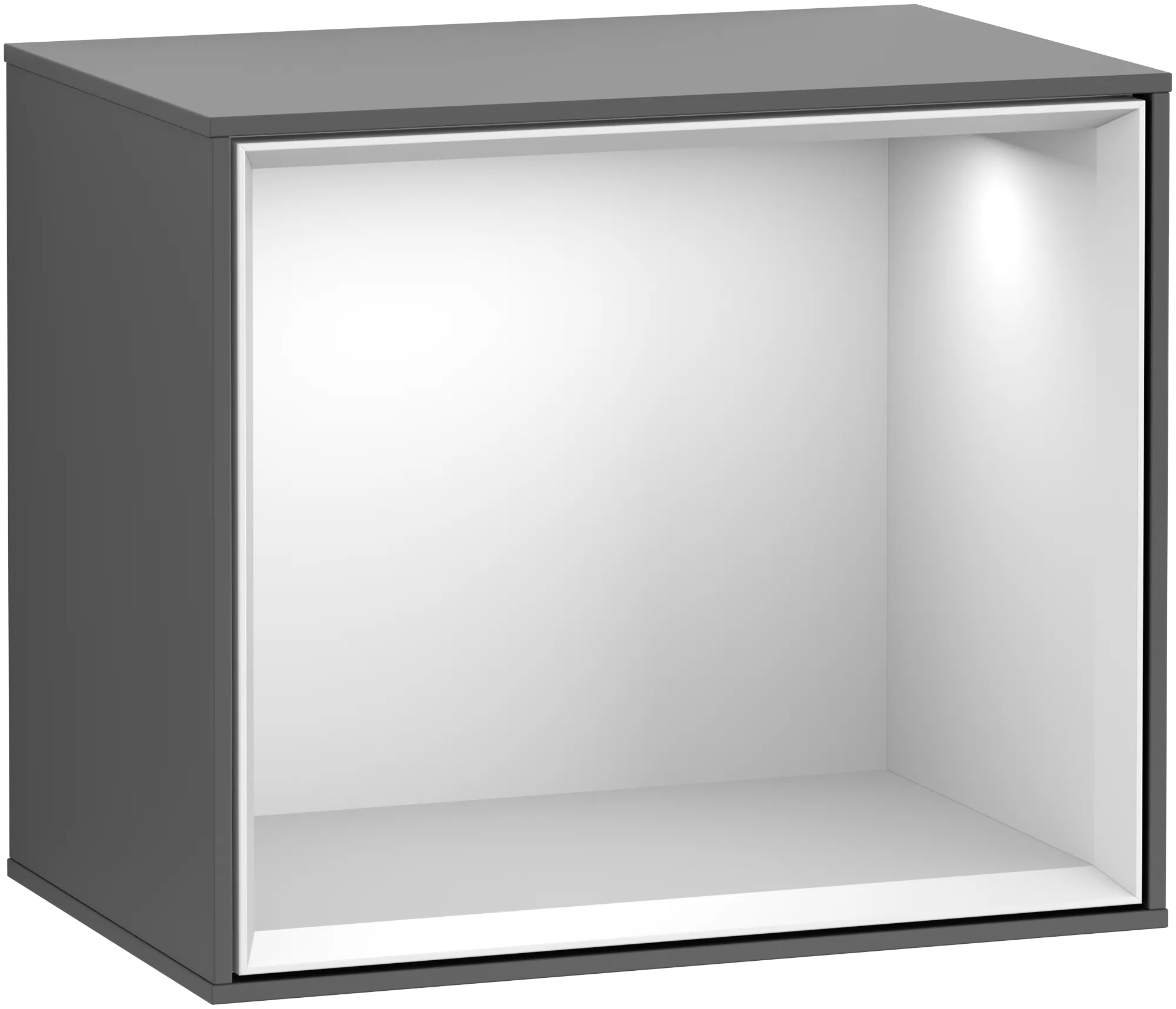 Villeroy & Boch Finion Regalmodul G58 418x356x270mm anthrazit matt lackiert / weiß matt lackiert