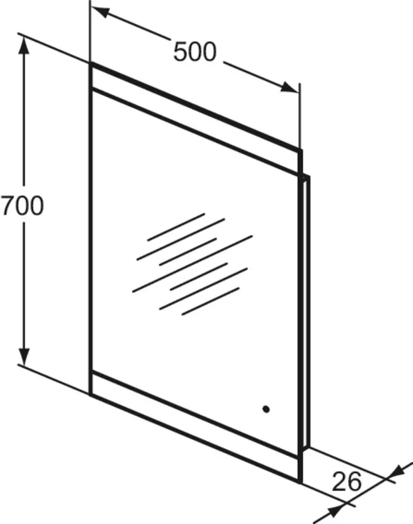 Ideal Standard Spiegel „Mirror&Light“ 50 × 70 cm Ideal Standard Spiegel „Mirror&Light“ 50 × 70 cm