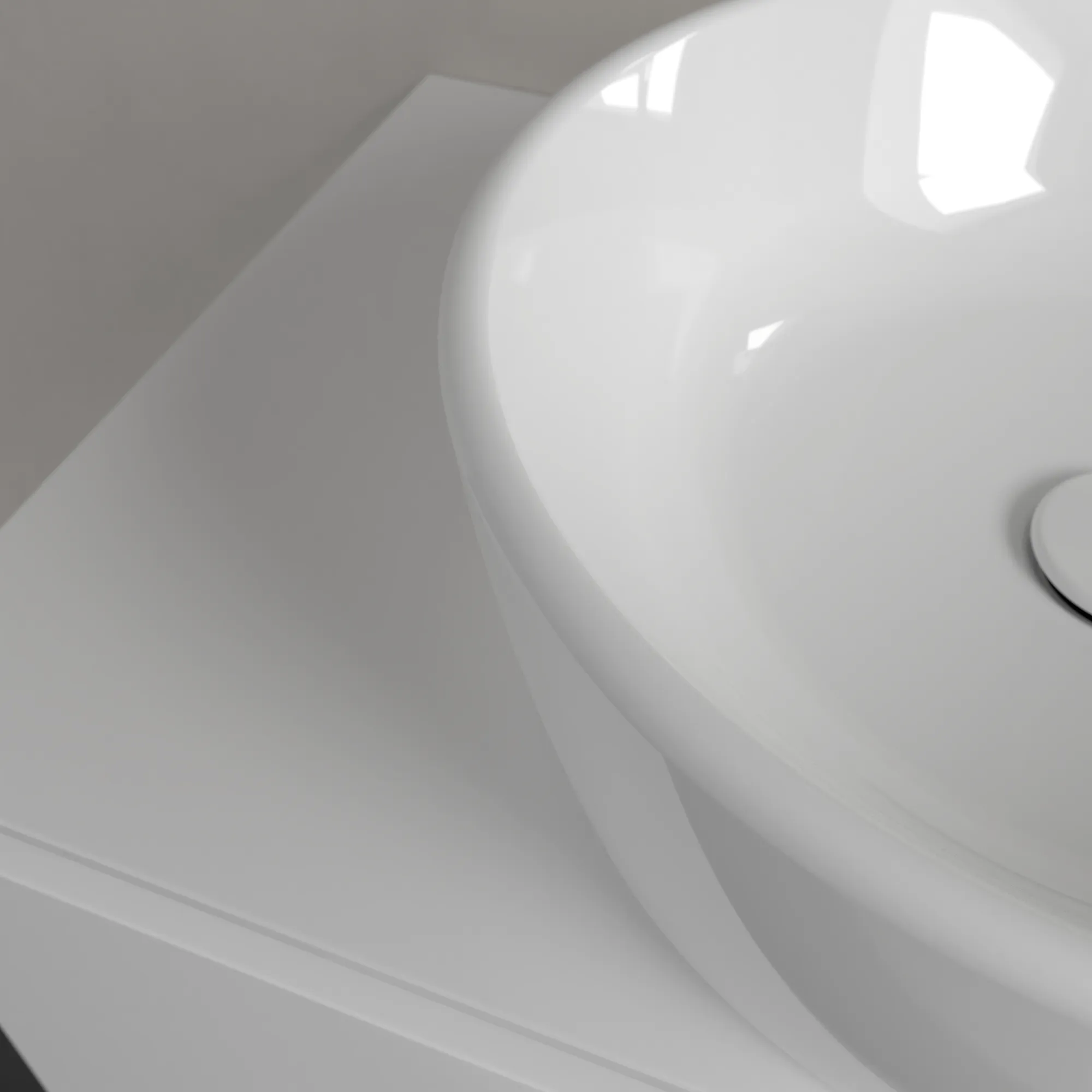 Villeroy & Boch Aufsatzwaschtisch „Architectura“ ⌀ 450 mm, ohne Hahnlochbohrung