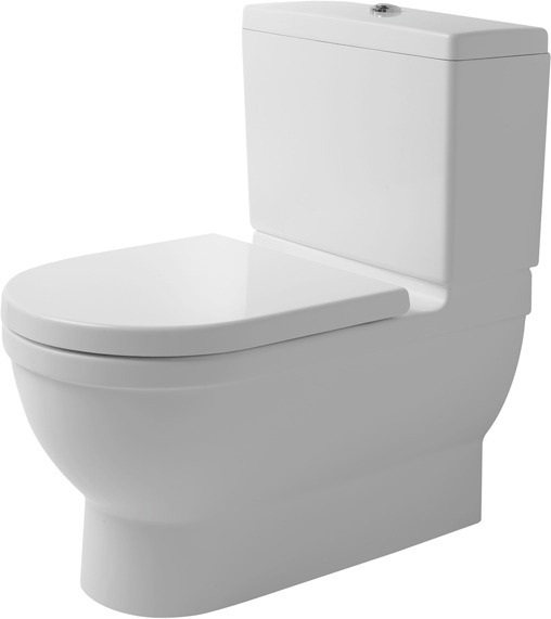 Stand-WC Big Toilet Starck 3 740 mm Tiefspüler, fürSPK, Abg.Vario, weiß