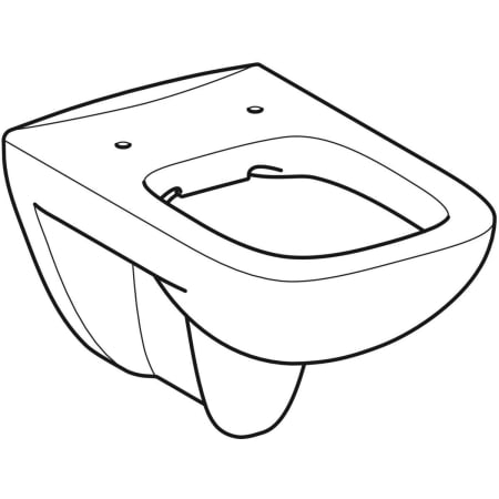 Wand-Tiefspül-WC „Renova Plan“ 35,5 × 28 × 54 cm, ohne Spülrand