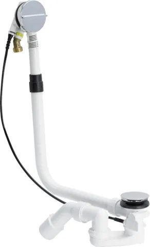 Viega Ab- und Überlaufgarnitur mit Zulauffunktion Modell 6161.61 „Multiplex Trio“ 6161.61 in 725 mm × DN40 / 50 verchromt 10,5 cm Viega Ab- und Überlaufgarnitur mit Zulauffunktion Modell 6161.61 „Multiplex Trio“ 6161.61 in 725 mm × DN40 / 50 verchromt 10,5 cm