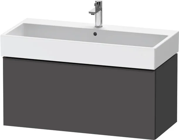 Duravit Waschtischunterschrank wandhängend „D-Neo“ 98,4 × 44 × 44,2 cm Graphit Matt Duravit Waschtischunterschrank wandhängend „D-Neo“ 98,4 × 44 × 44,2 cm Graphit Matt