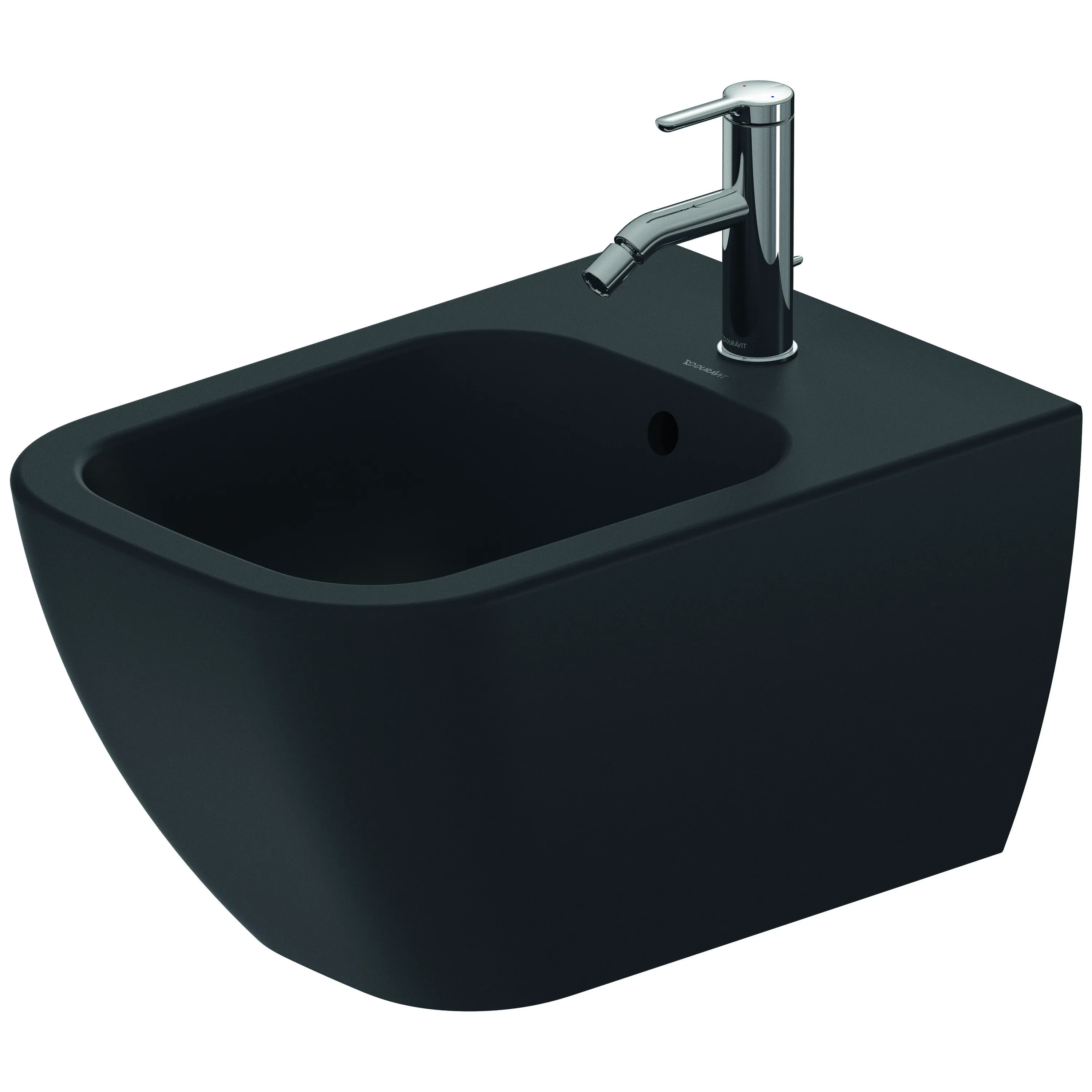 Duravit Wand-Bidet „Happy D.2“, Befestigung sichtbar 36,5 × 54 × 28,5 cm Duravit Wand-Bidet „Happy D.2“, Befestigung sichtbar 36,5 × 54 × 28,5 cm