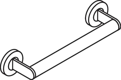 HEWI Haltegriff „System 900“ in Dunkelgrau tiefmatt HEWI Haltegriff „System 900“ in Dunkelgrau tiefmatt