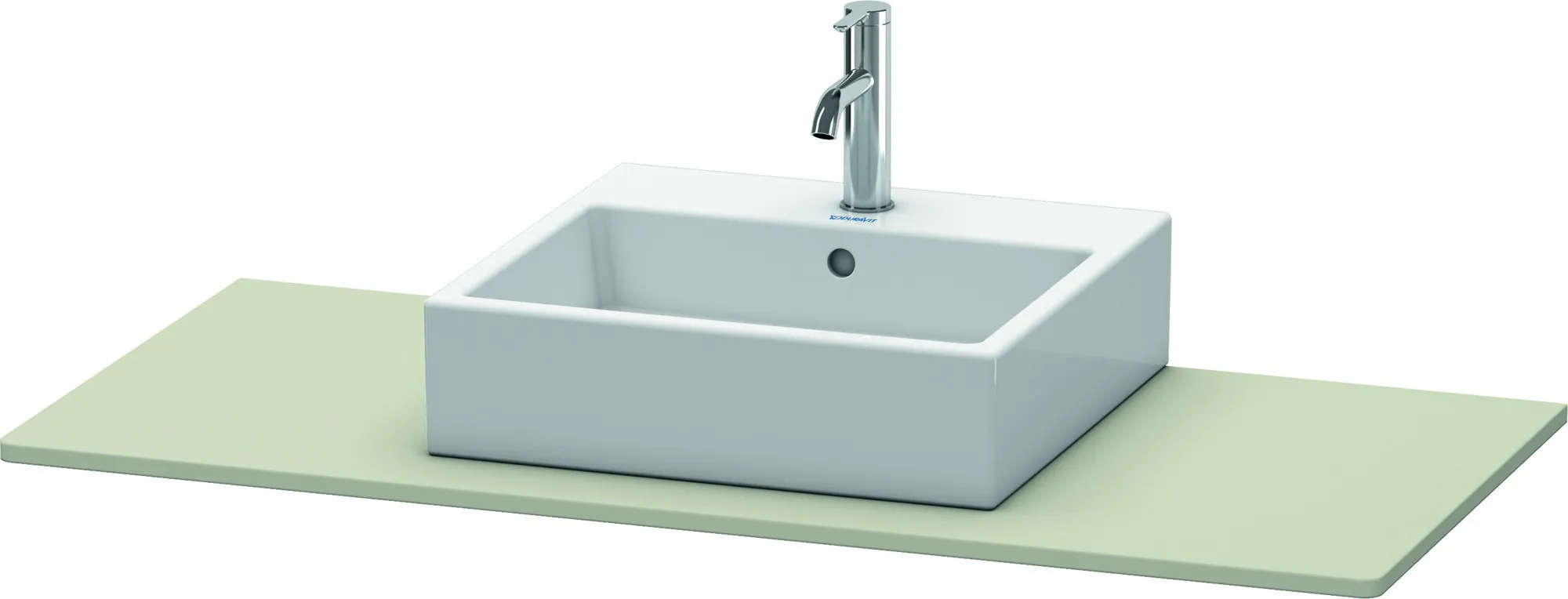 Duravit Konsole „XSquare“ in Taupe Seidenmatt