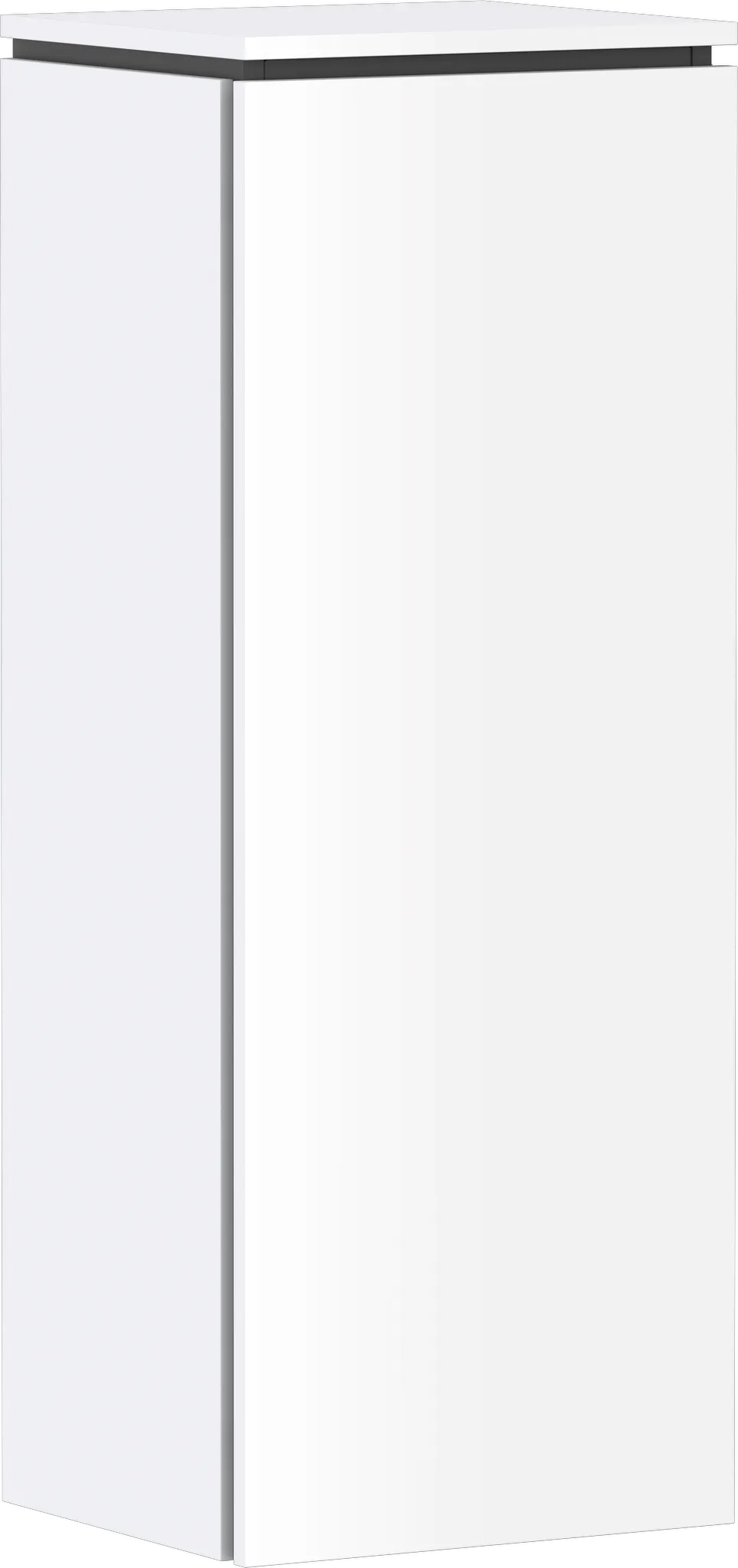 Hansgrohe Xilesa E Halbhochschrank 400⁄350, Türanschlag rechts, Mattweiß