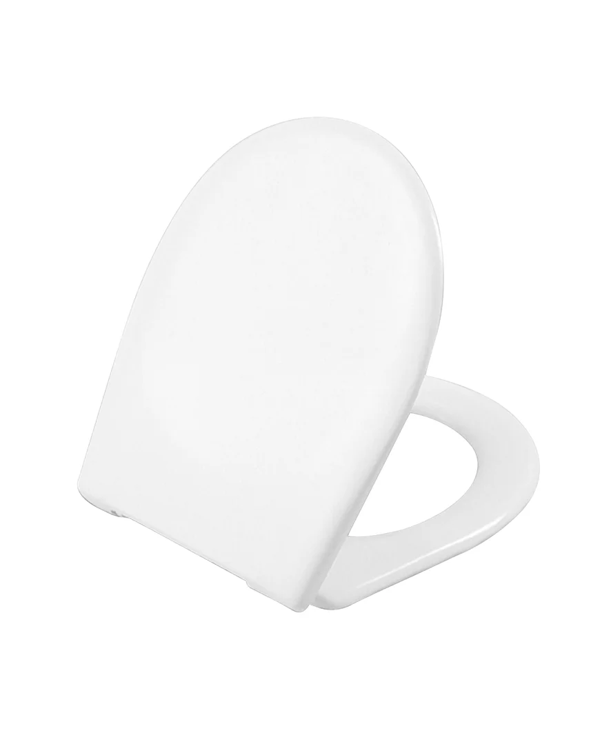 VitrA Pera Architecta WC-Sitz Compact, Duroplast, weiß Hochglanz, ohne Absenkautomatik