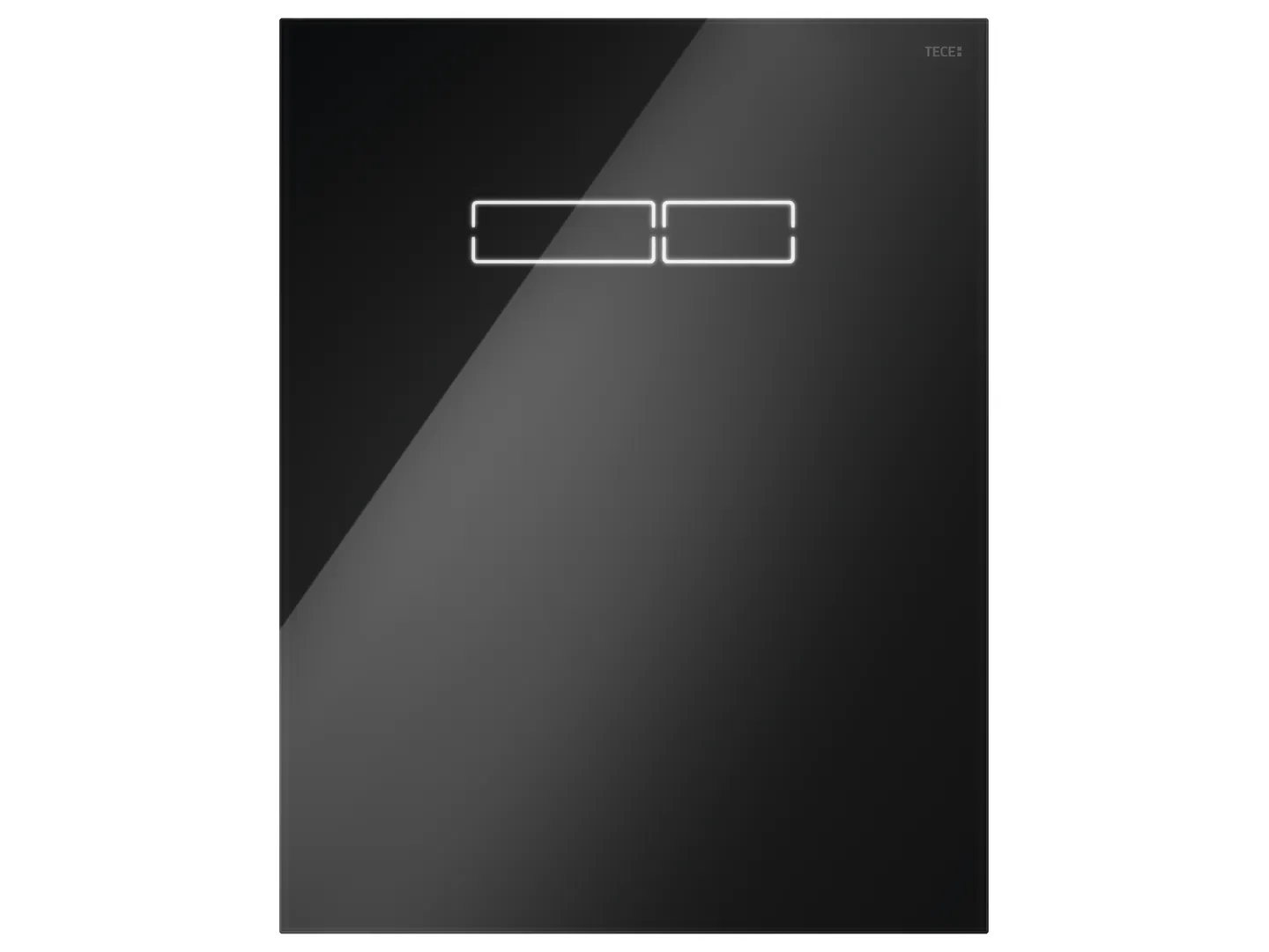 TECElux Betätigungsglasplatte mit sen-Touch Elektronik Glas schwarz