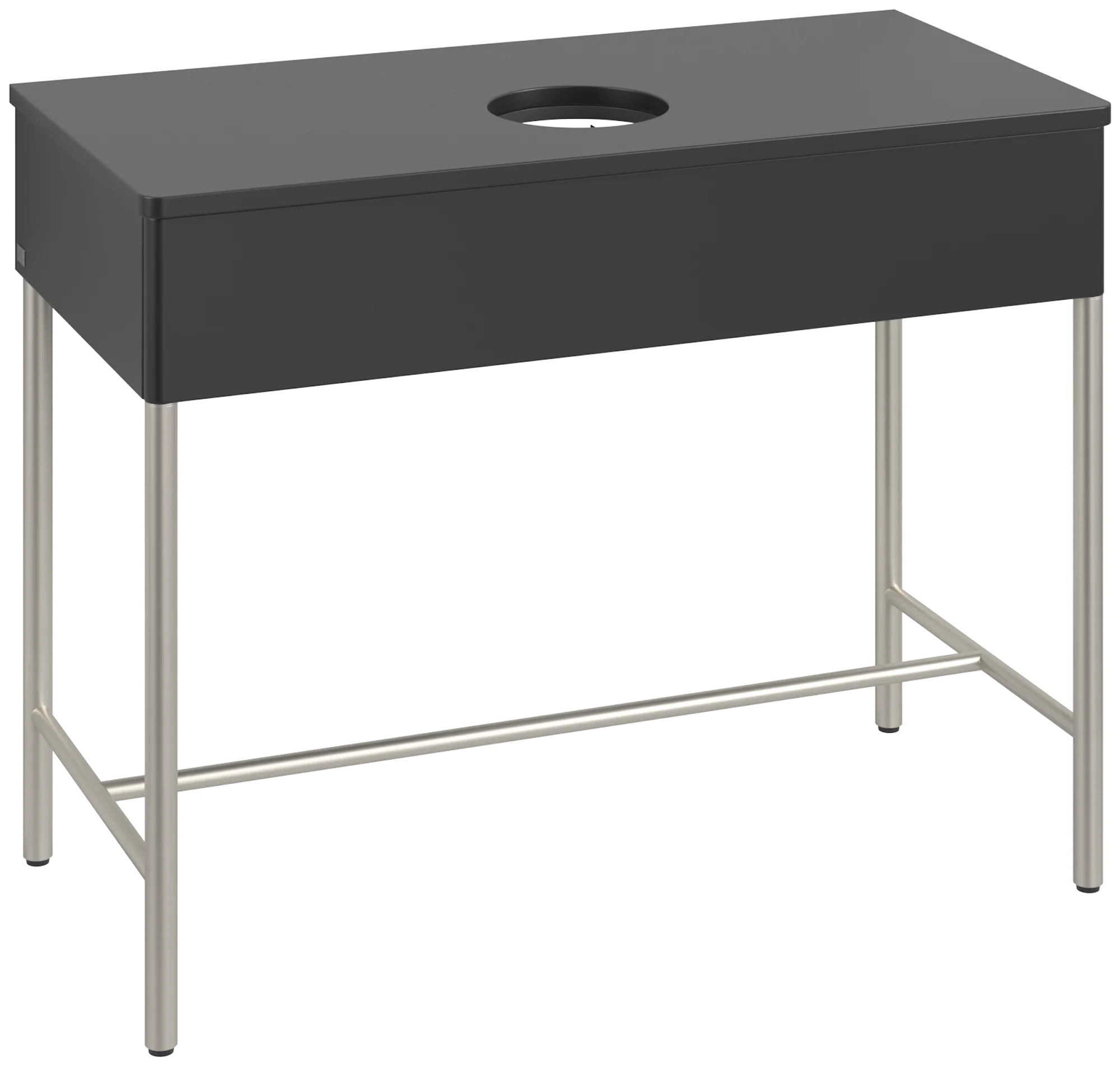 Villeroy & Boch Waschbeckenunterschrank Artis L61010, 1000x782x500mm, Black Matt Lacquer, mit Beleuchtung und Push-to-open Funktion Villeroy & Boch Waschbeckenunterschrank Artis L61010, 1000x782x500mm, Black Matt Lacquer, mit Beleuchtung und Push-to-open Funktion