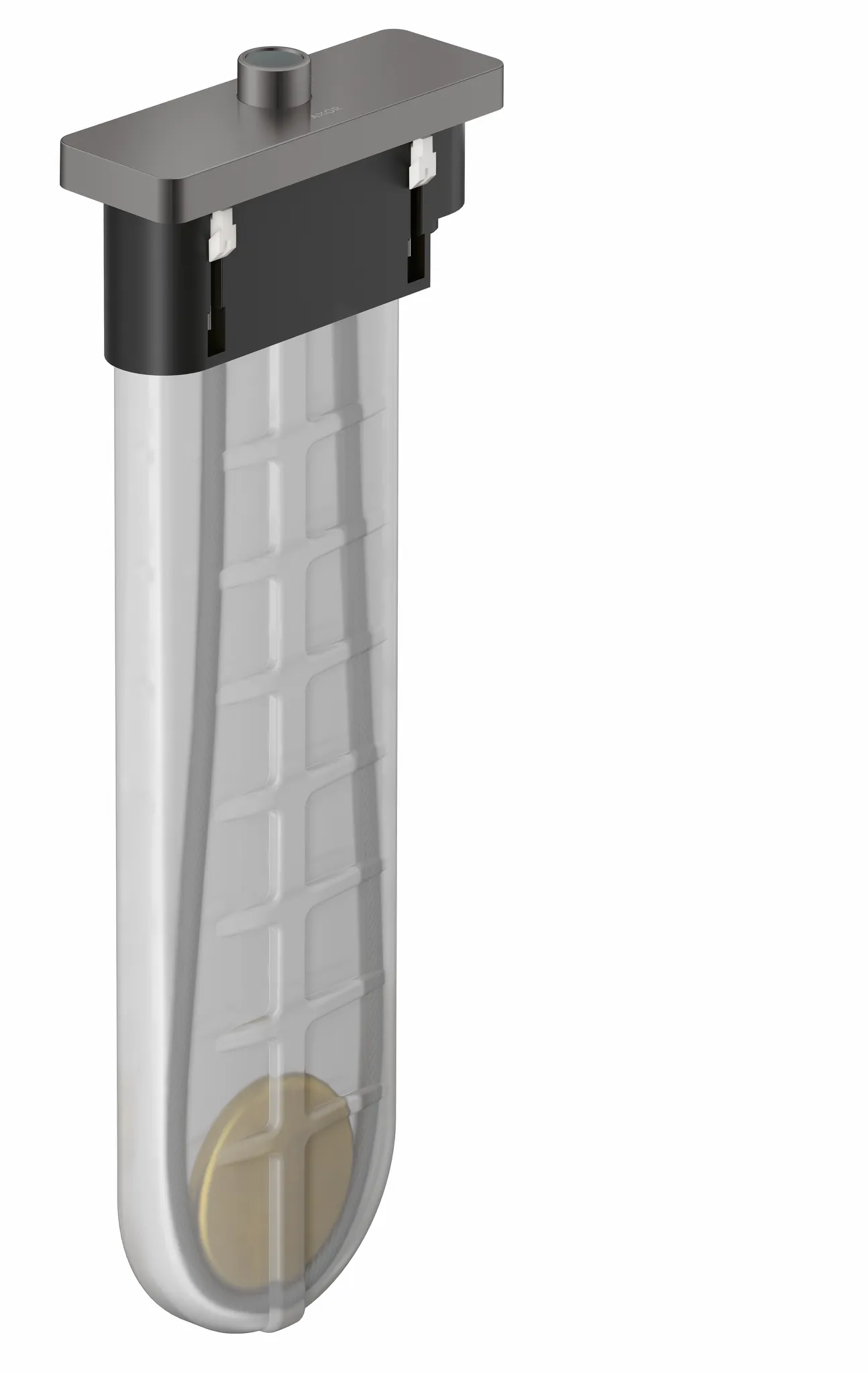 Hansgrohe sBox Axor Anschl/Halter Polished Black Chrome Hansgrohe sBox Axor Anschl/Halter Polished Black Chrome