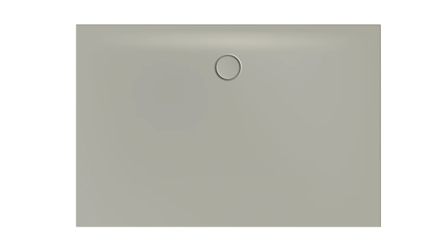 Bette rechteck Duschwanne „BetteFloor Side“ 1500 × 1000 mm ohne Oberflächenbeschichtung, mit BetteGlasur Plus, ohne Wannenträger, in Stone