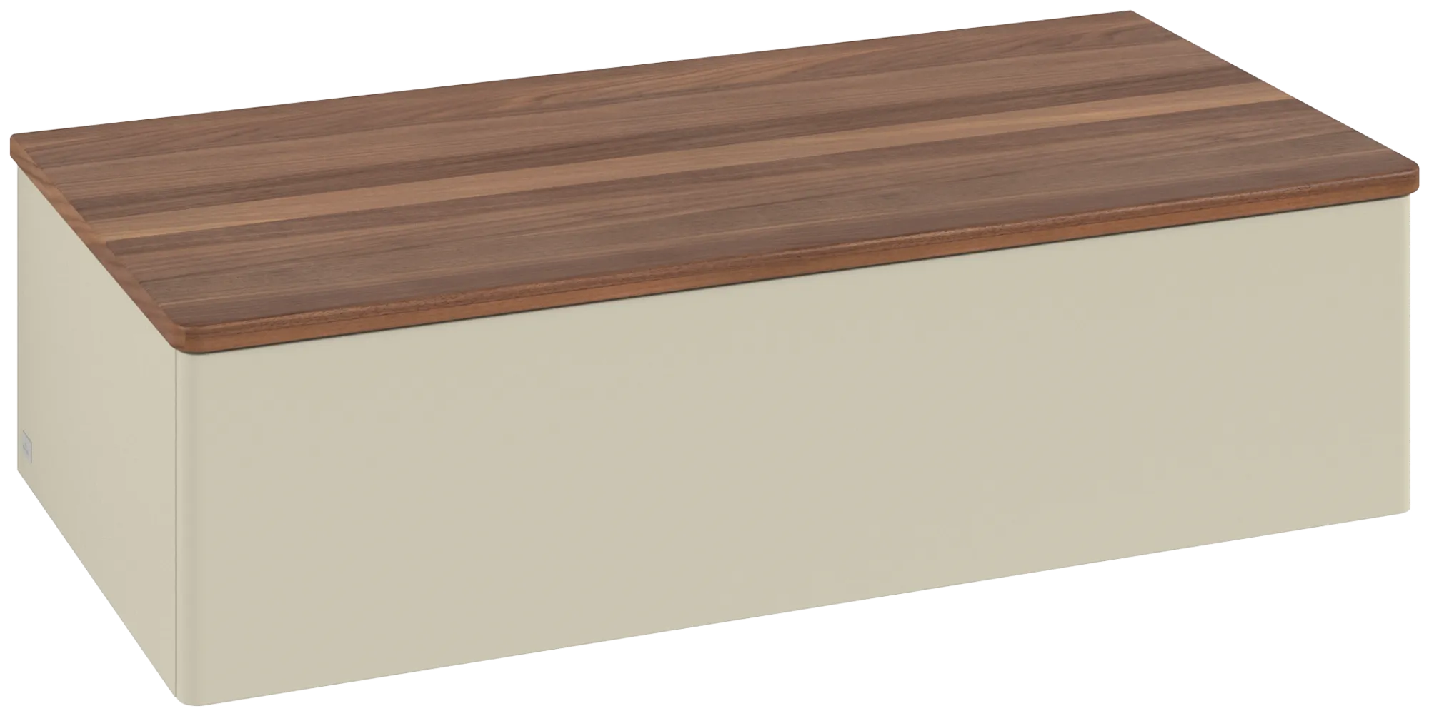 Villeroy & Boch Antao Sideboard L40, 1000x268x500mm, Silk Grey Matt Lacquer / Warm Walnut