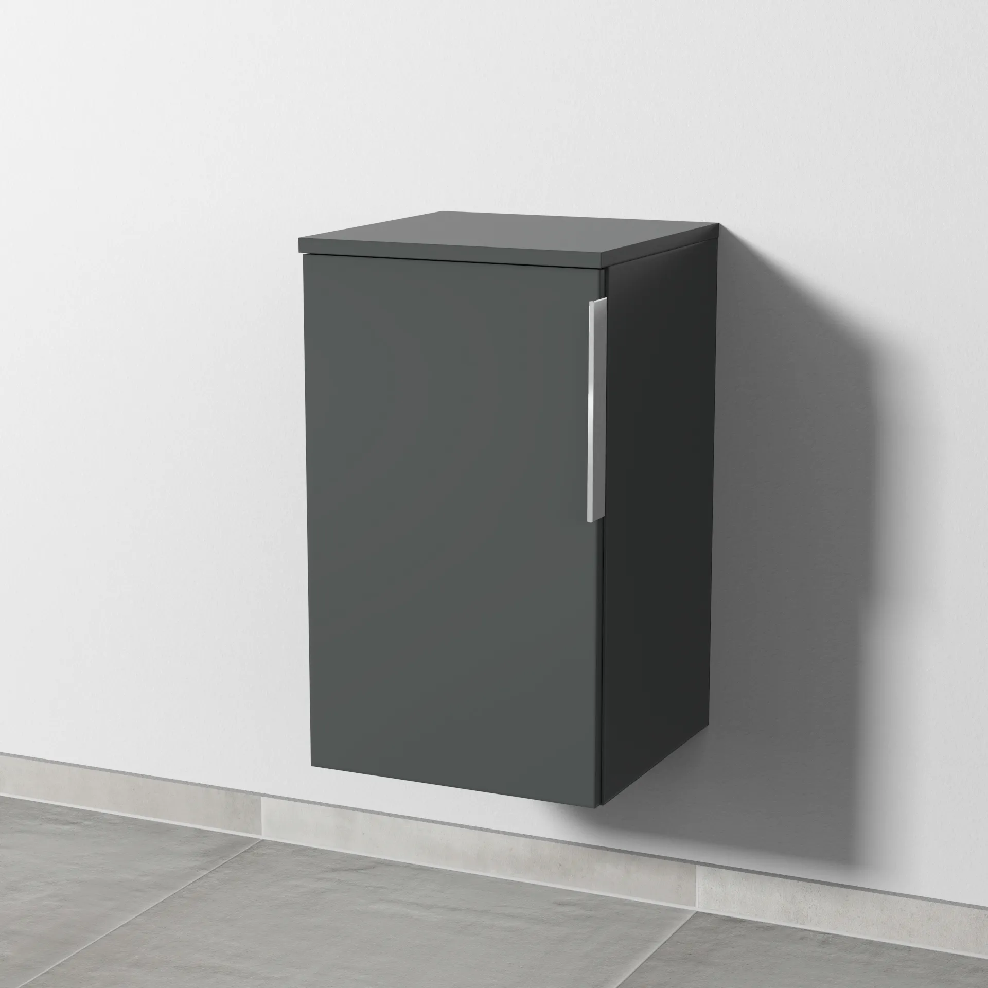 Sanipa Unterschrank „3way“ 350 × 580 × 345 mm Anschlag links, in Anthrazit (matt), Anschlag links