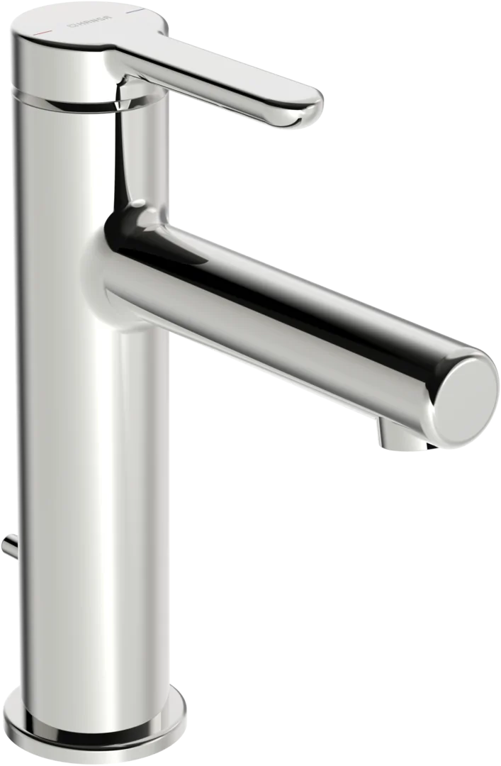 HansaDESIGNO Style Waschtischarmatur 5183 Zugstangenablaufgarnitur Ausladung 125 mm DN15 Chrom