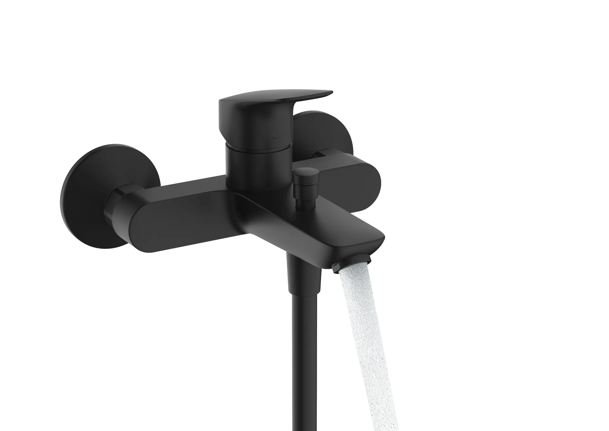 Hansgrohe Logis Einhebel-Wannenmischer Aufputz, Mattschwarz Hansgrohe Logis Einhebel-Wannenmischer Aufputz, Mattschwarz