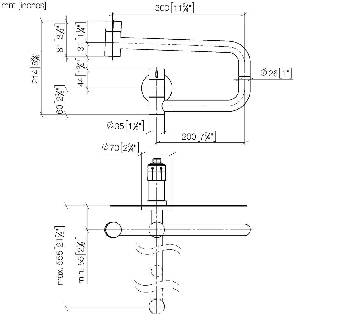 Kaltwasserventil TARA ULTRA Chrom 30805875 Kaltwasserventil TARA ULTRA Chrom 30805875