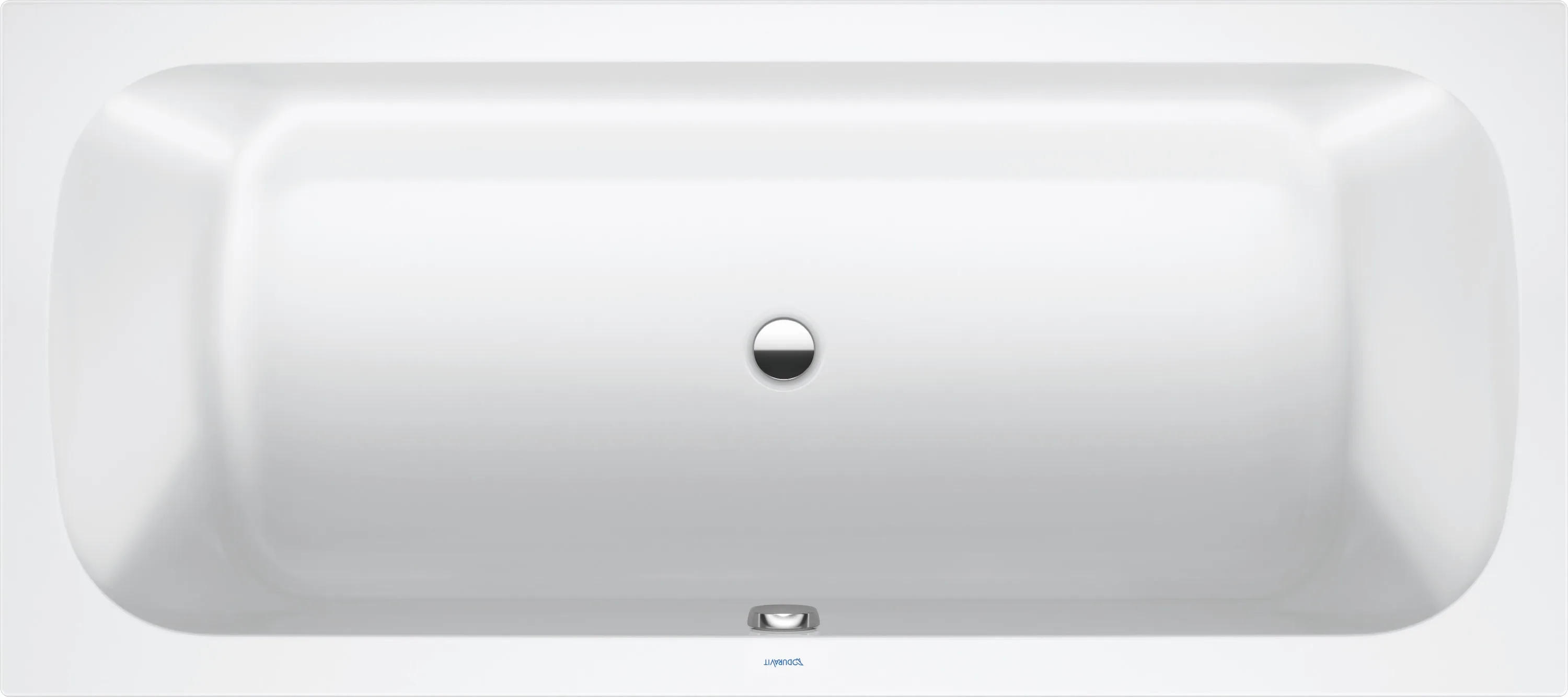 Duravit Badewanne „Qatego“ rechteck 1800 × 800 mm, Mittelablauf in Weiß Duravit Badewanne „Qatego“ rechteck 1800 × 800 mm, Mittelablauf in Weiß
