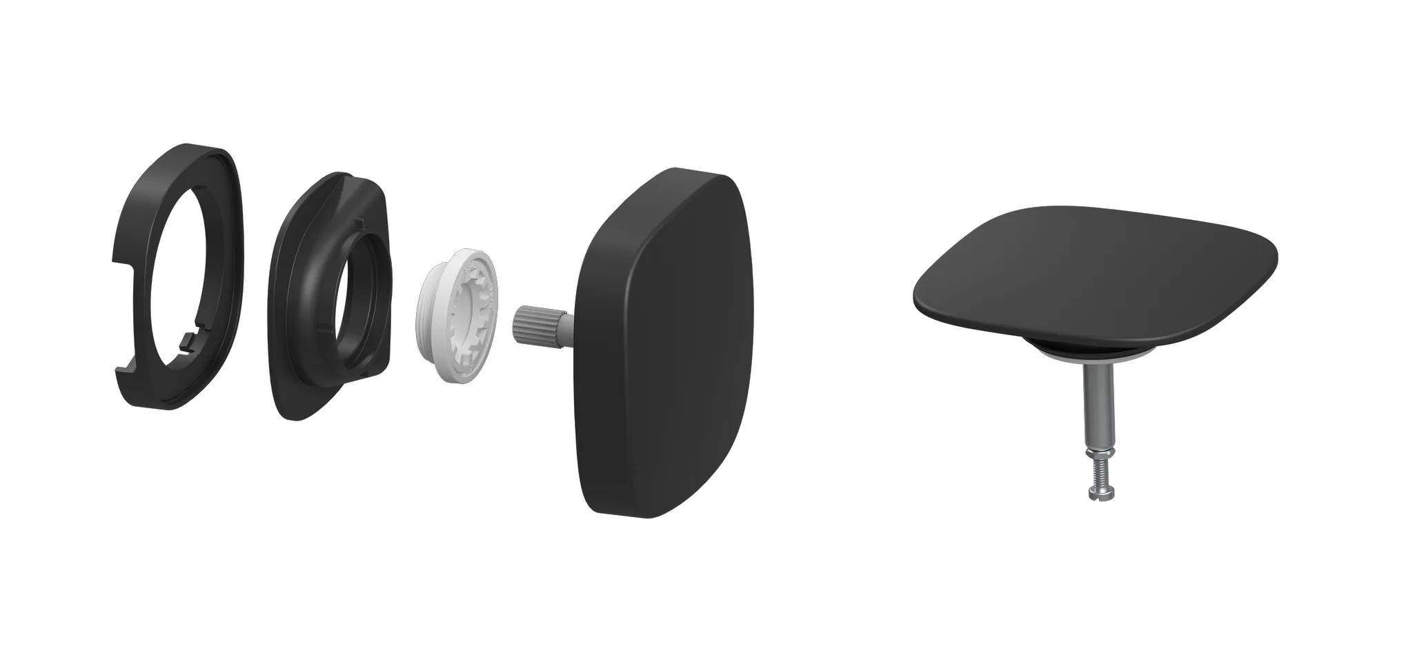 Feinbauset Square Twist Plus 4119, chrom