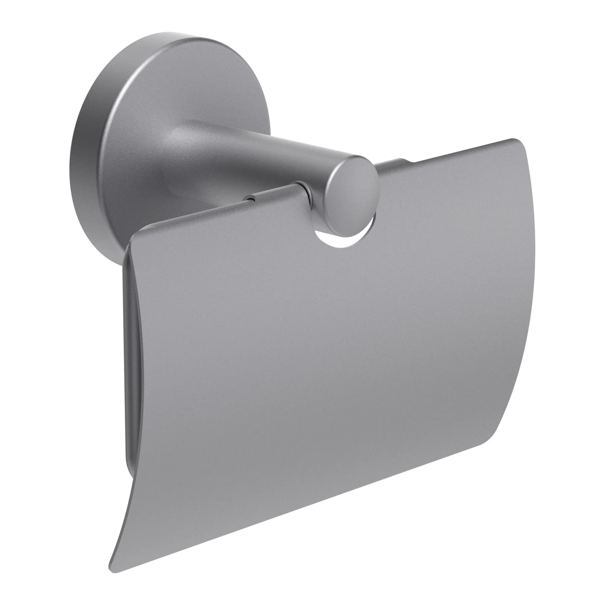 Niara Toilettenpapierhalter 38406.2 mit Abdeckung, Edelstahl gebürstet Niara Toilettenpapierhalter 38406.2 mit Abdeckung, Edelstahl gebürstet