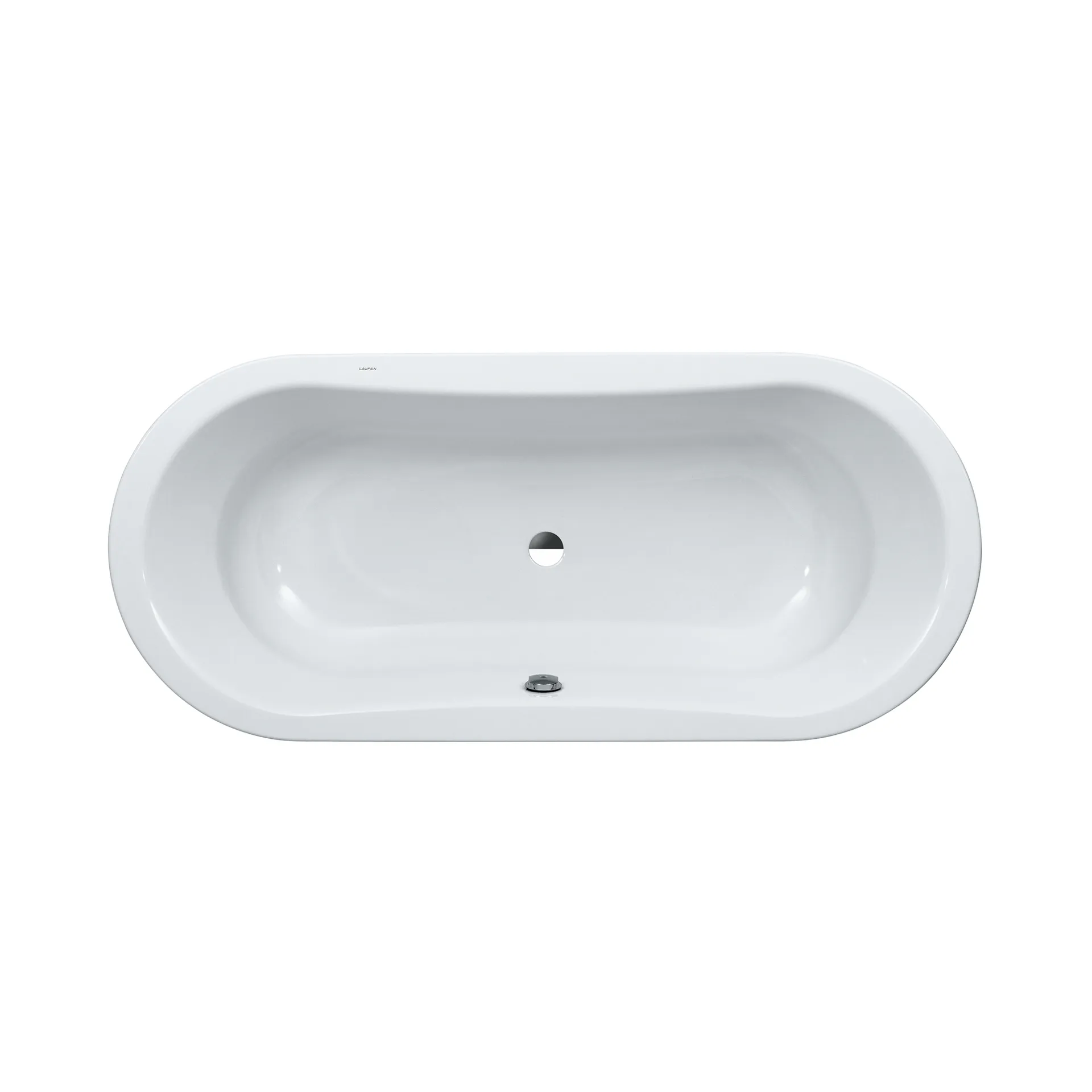 Laufen THALLIUM 800x1800x420 Einbau-Badewanne, oval, weiß Laufen THALLIUM 800x1800x420 Einbau-Badewanne, oval, weiß