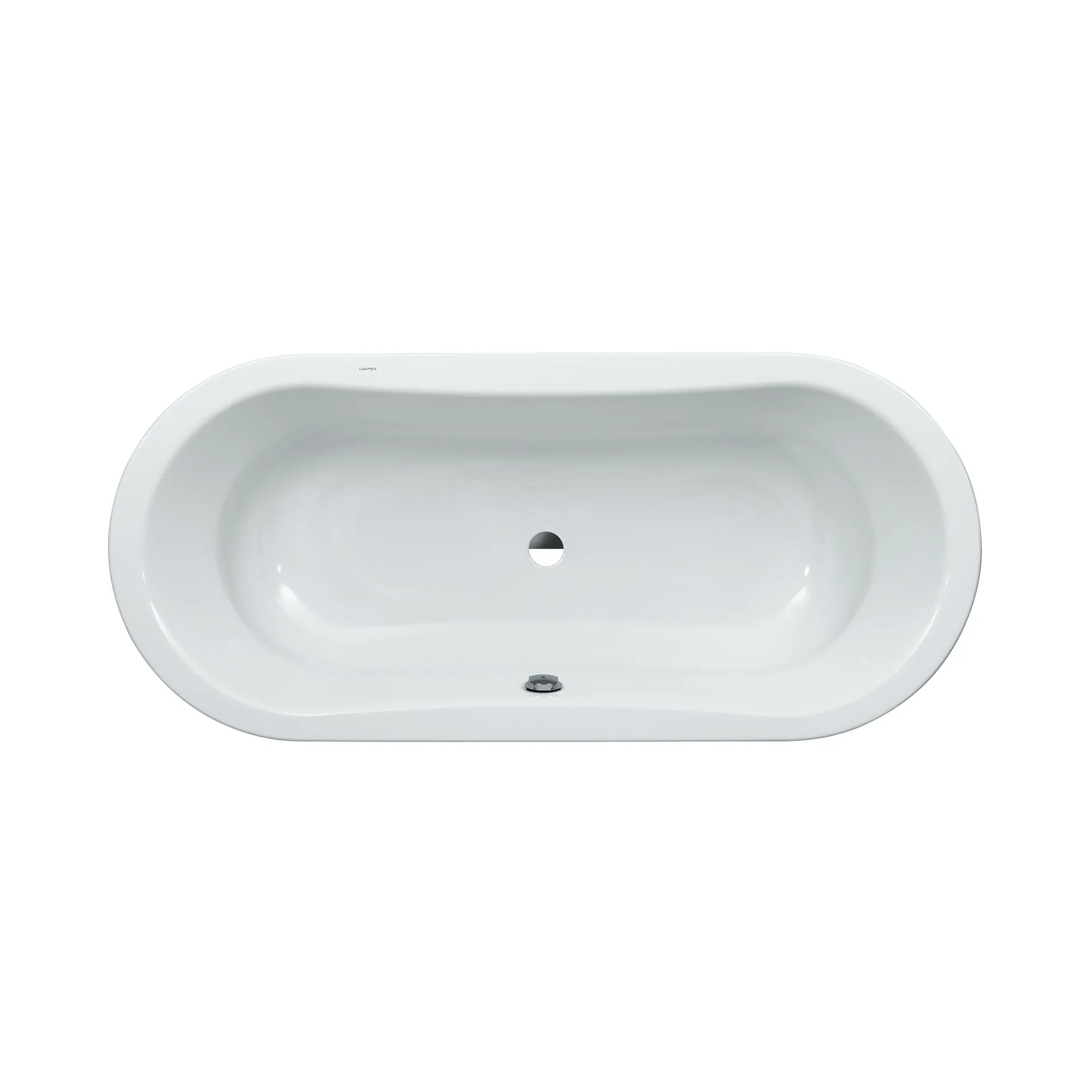 Laufen THALLIUM 800x1800x420 Einbau-Badewanne, oval, weiß Laufen THALLIUM 800x1800x420 Einbau-Badewanne, oval, weiß