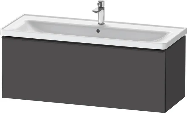 Duravit Waschtischunterschrank wandhängend „D-Neo“ 118,4 × 44 × 45,2 cm in Graphit Matt Duravit Waschtischunterschrank wandhängend „D-Neo“ 118,4 × 44 × 45,2 cm in Graphit Matt