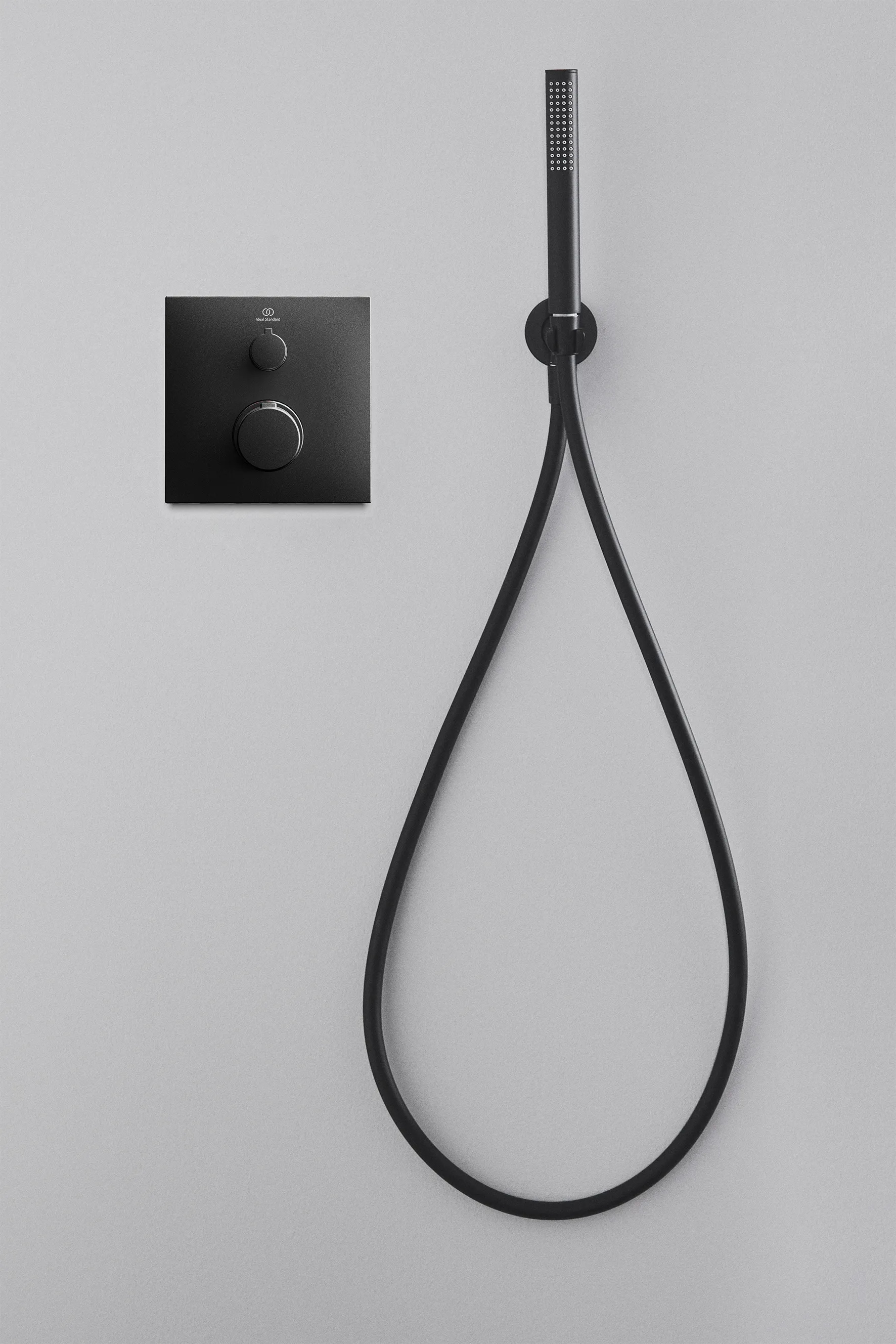 Ideal Standard Stabhandbrause Idealrain Silk Black, BC774XG