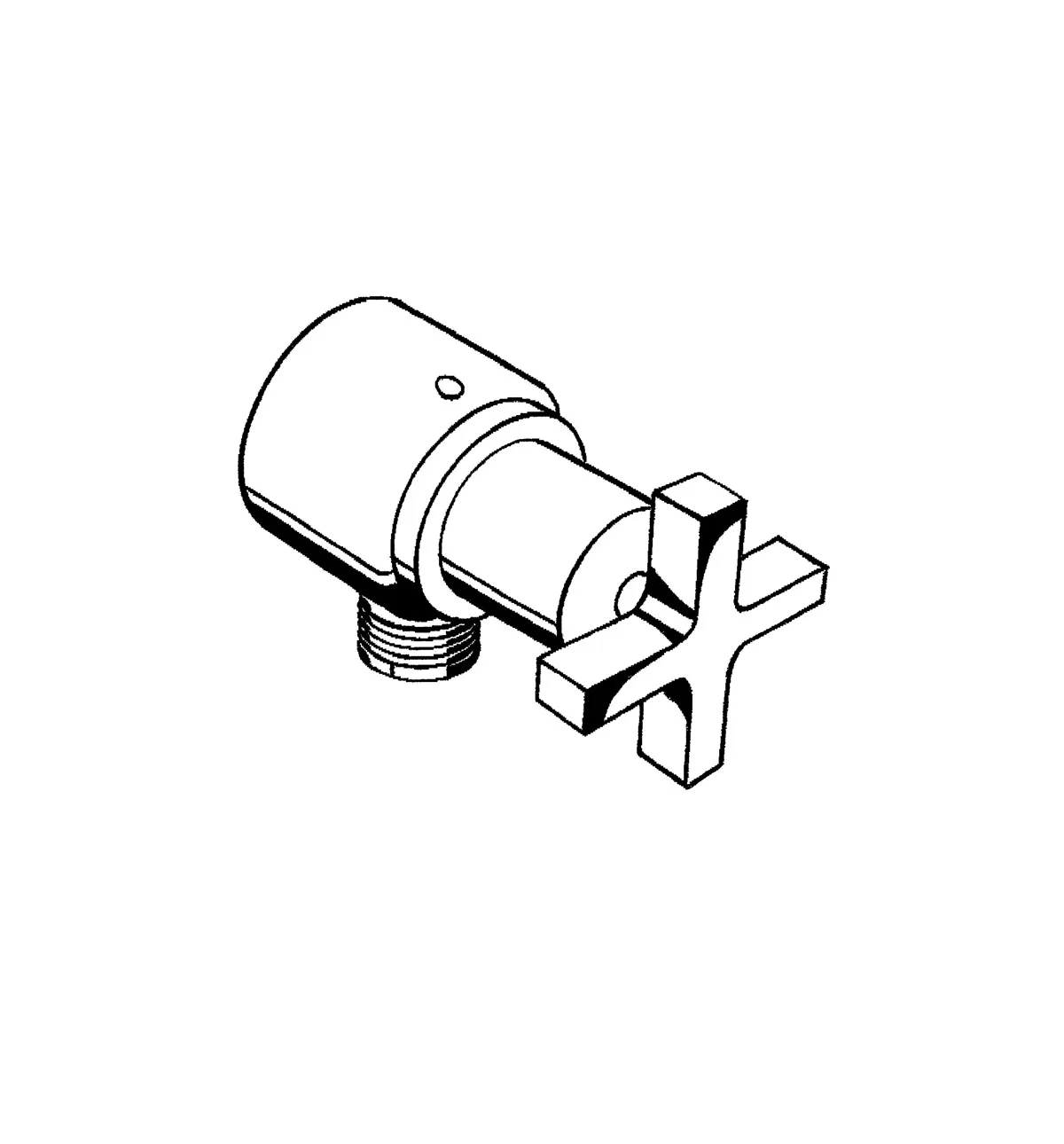 Fixfit Stop Wandabsperrventil Axor Citterio mit Kreuzgriffen chrom Fixfit Stop Wandabsperrventil Axor Citterio mit Kreuzgriffen chrom