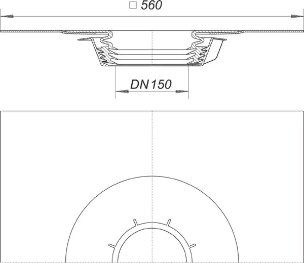 Rohrabdichtung DallBit, DN 150