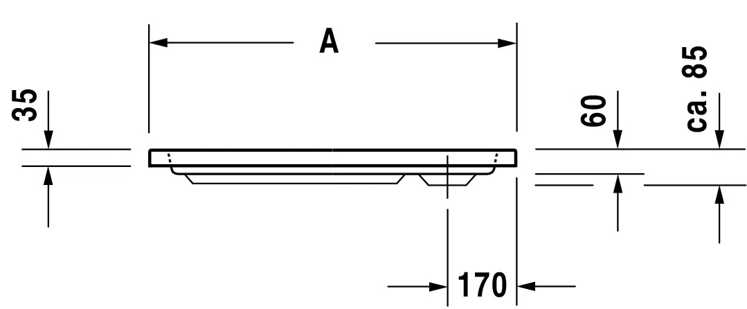 Duravit quadrat Duschwanne „D-Code“ 80 × 80 cm 