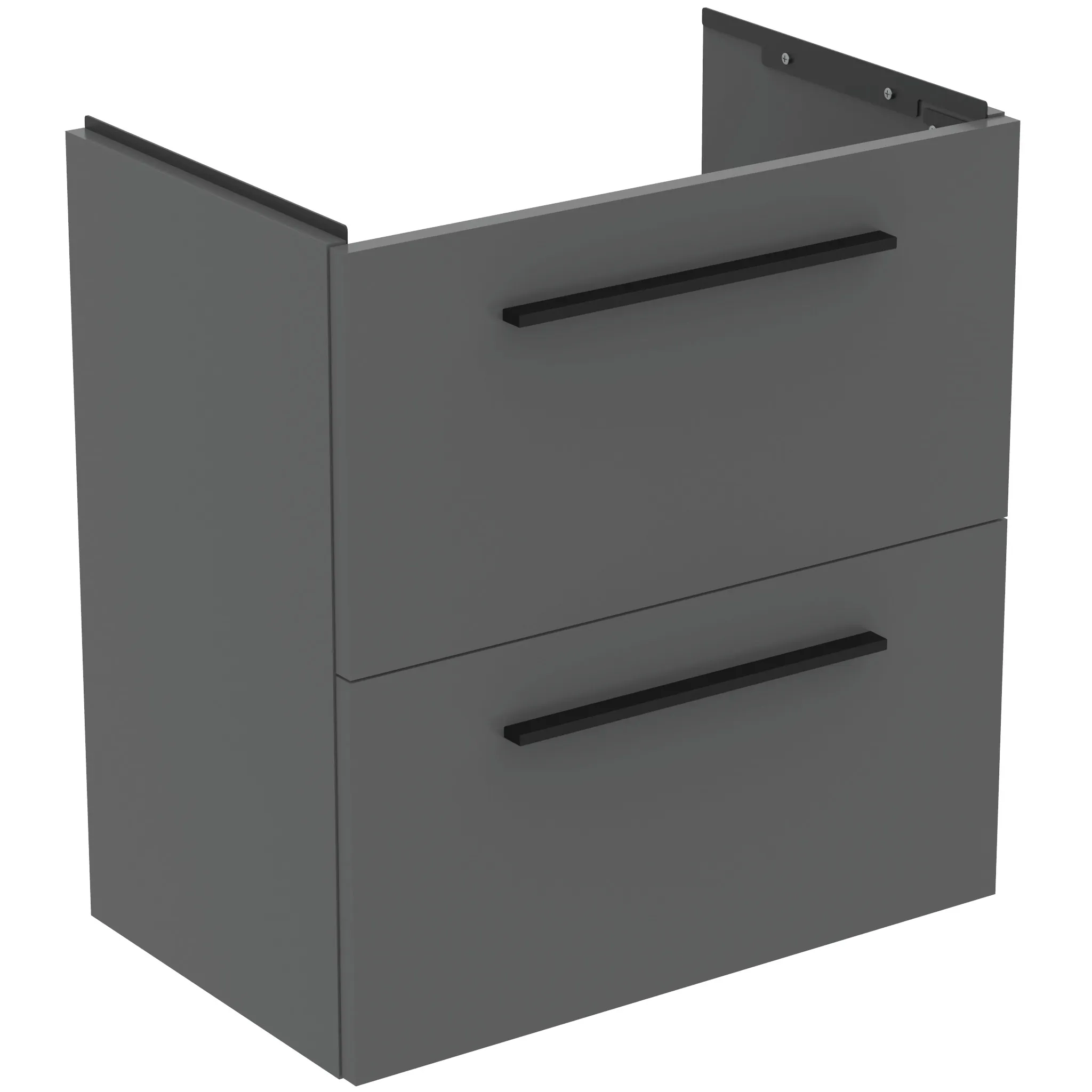 Ideal Standard Waschtischunterschrank „i.lifeS“ 60 × 63 × 37,5 cm Quarzgrau matt