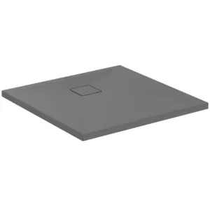 Ideal Standard Duschwanne „UltraFlatEvo“ 80 × 80 cm in Grau matt