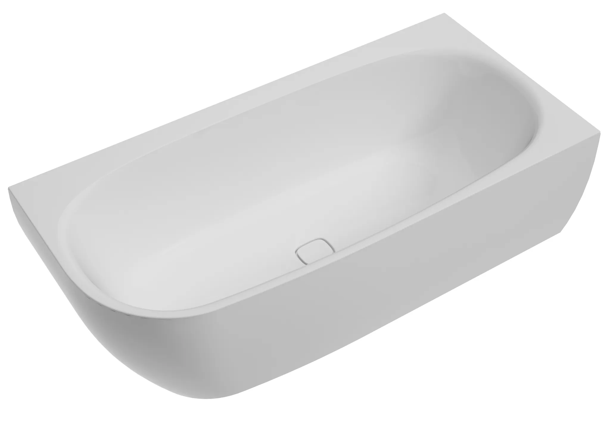 Hoesch Badewanne „iSensi“ Monolith eck, asymmetrisch 170 × 75 cm, rechts, mit Schürze in Weiß Hoesch Badewanne „iSensi“ Monolith eck, asymmetrisch 170 × 75 cm, rechts, mit Schürze in Weiß
