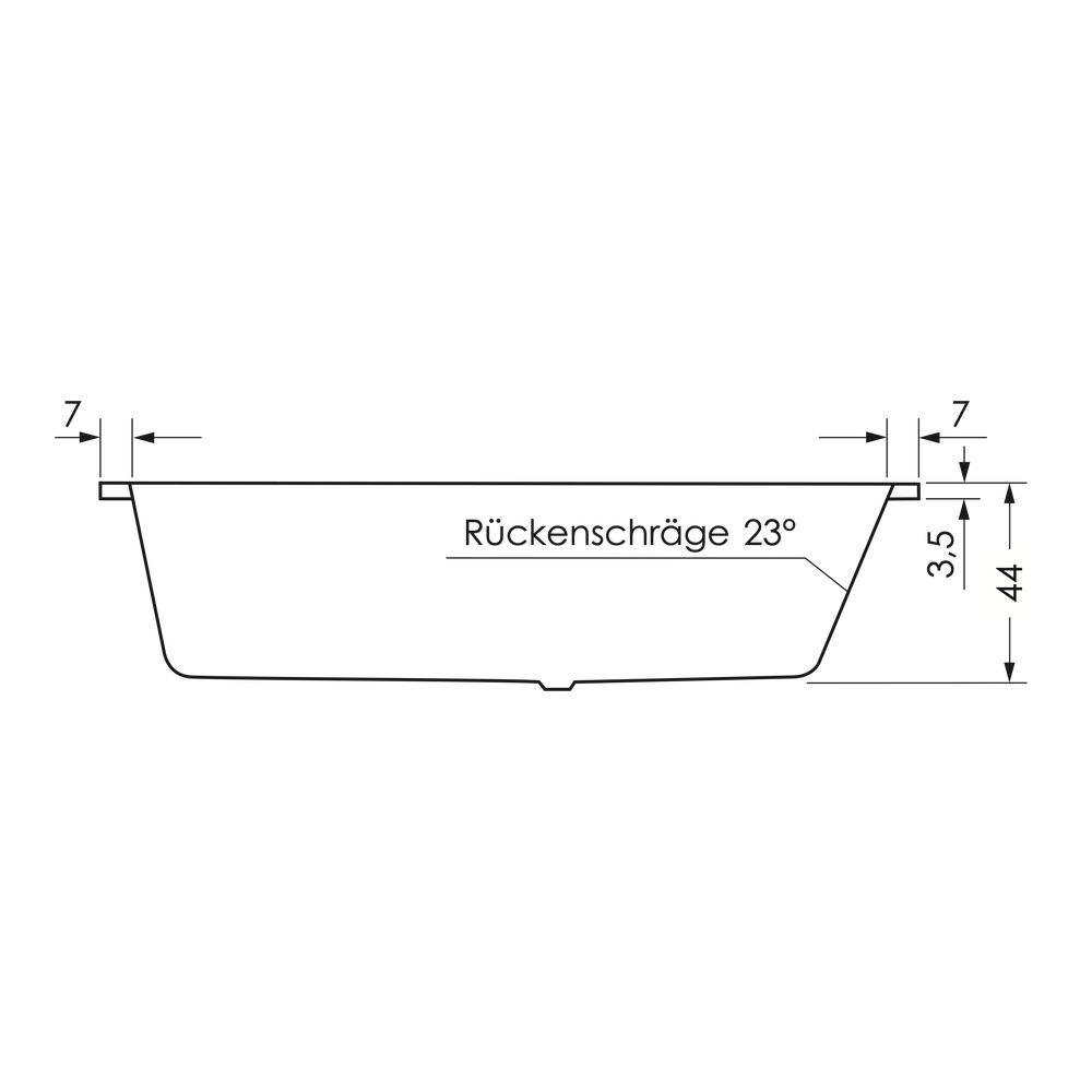 repaBAD Badewanne „Livorno Eco“ trapez 1800 mm in Weiß Matt repaBAD Badewanne „Livorno Eco“ trapez 1800 mm in Weiß Matt