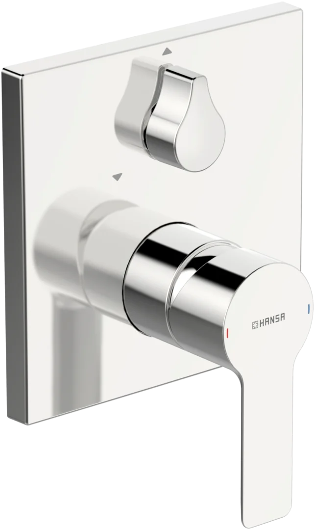 HansaLIGNA Wannen- und Brausearmatur, Einhebelmischer Fertigmontageset für Wanne/Brause HansaLIGNA 8385 Rosette eckig mit Sicherungseinrichtung Chrom HansaLIGNA Wannen- und Brausearmatur, Einhebelmischer Fertigmontageset für Wanne/Brause HansaLIGNA 8385 Rosette eckig mit Sicherungseinrichtung Chrom