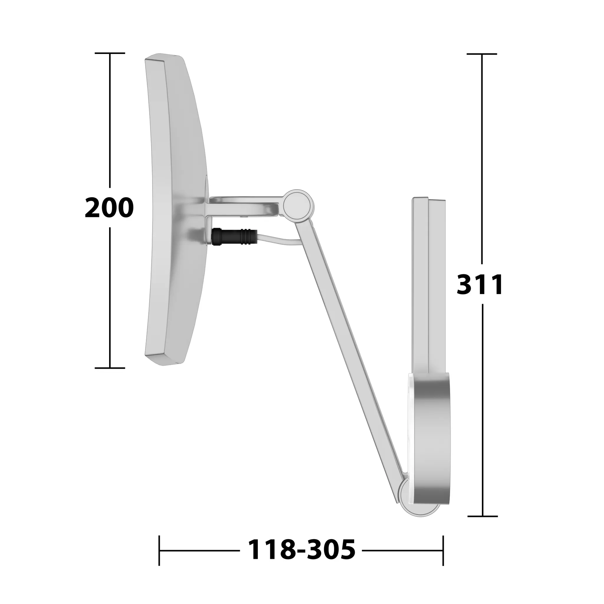 KEUCO Kosmetikspiegel iLook_move beleuchtet