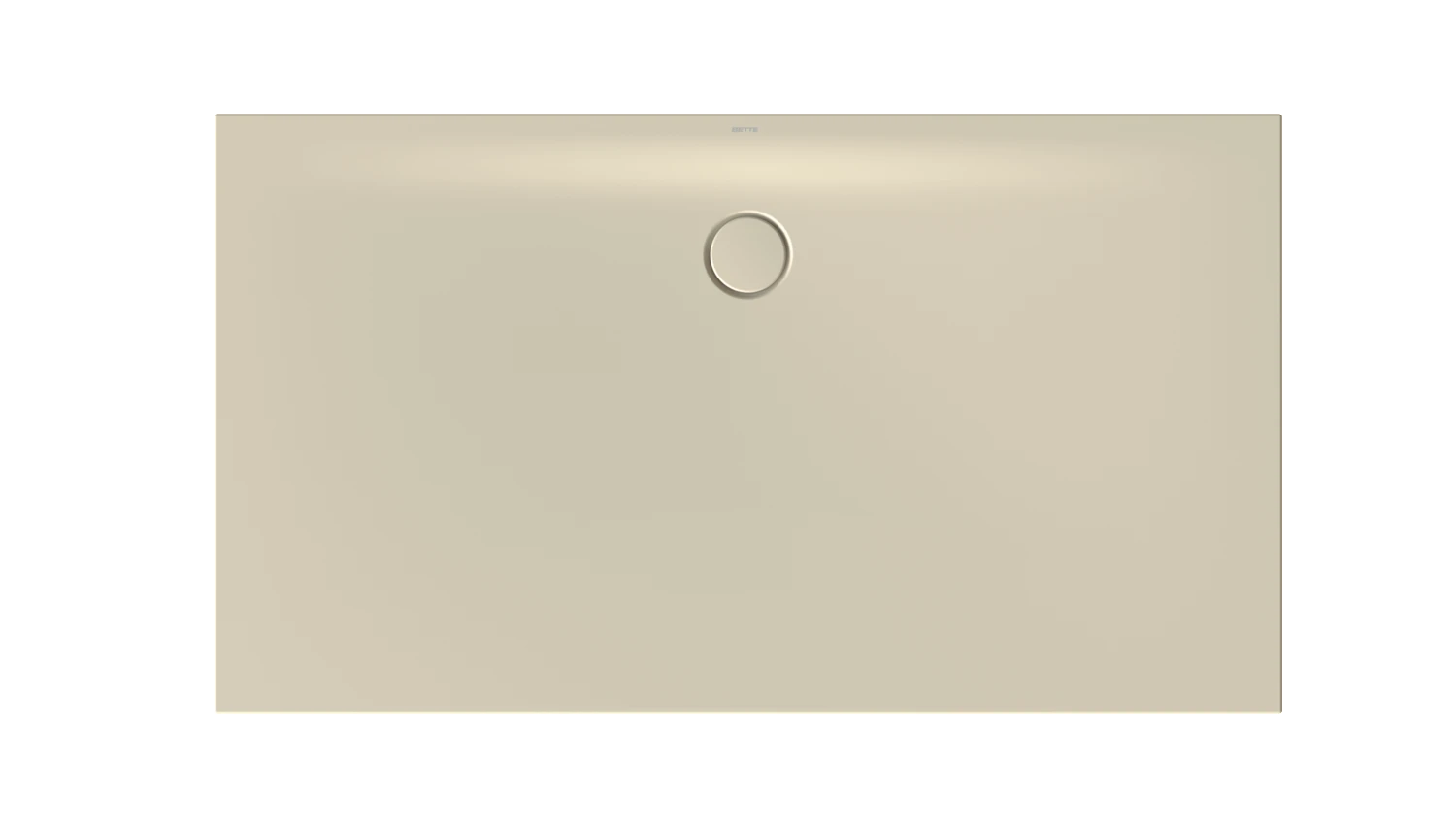 Bette rechteck Duschwanne „BetteFloor Side“ 1600 × 900 mm ohne Oberflächenbeschichtung, ohne Oberflächenveredelung, ohne Wannenträger, in Beige