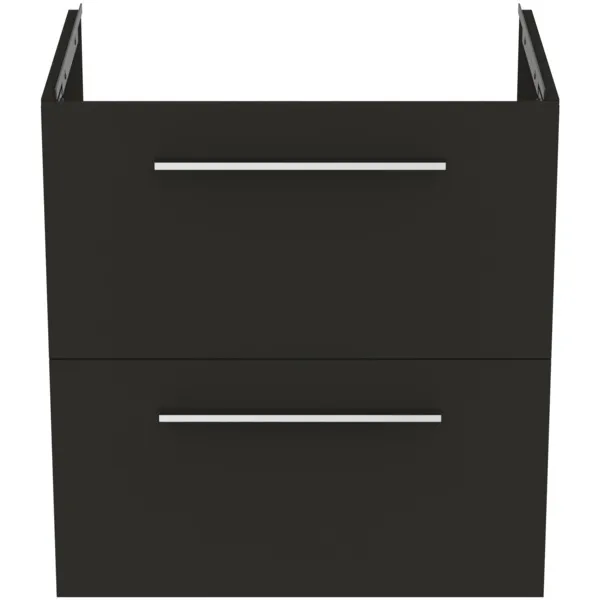 Ideal Standard i.life A Möbelwaschtischunterschrank 2 Auszüge Carbongrau matt 600x440x630 mm