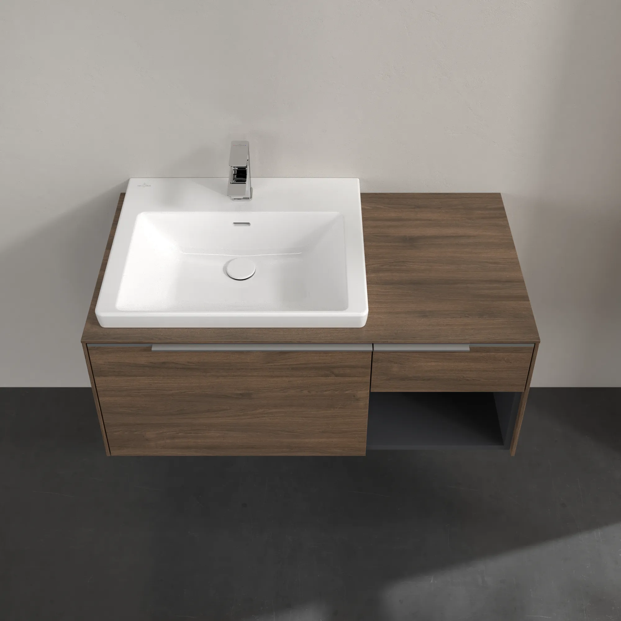 Villeroy & Boch Waschbeckenunterschrank Subway 3.0 Arizona Oak, 1001 x 423 x 500 mm, eckig mit SoftClosing, 2 Auszüge