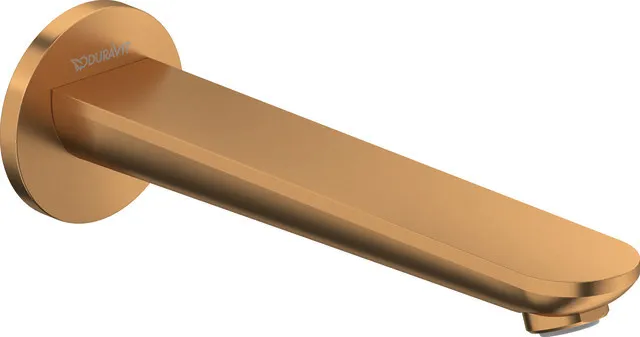 Auslauf für Armaturen „Wave“ in Bronze (gebürstet)